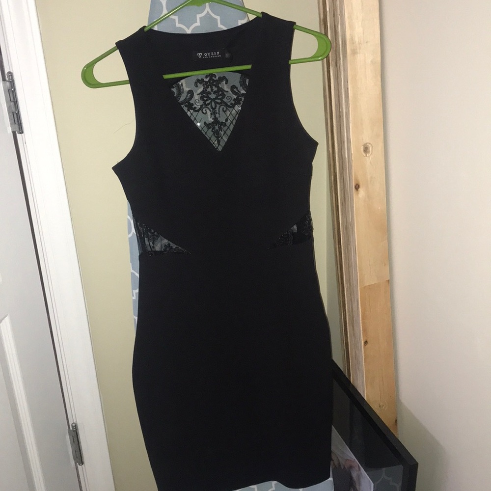 Black mini Guess dress size 4
